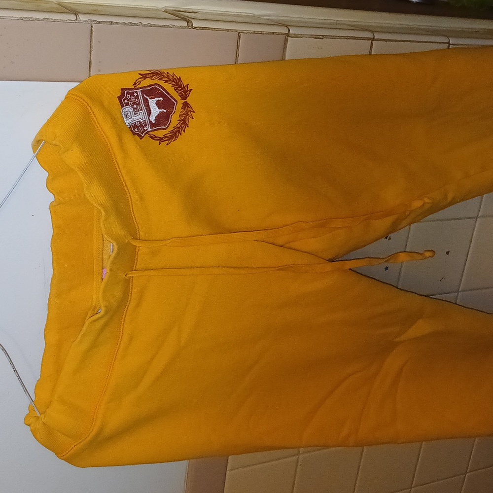 PINK Victoria's Secret Mustard Sweatpants